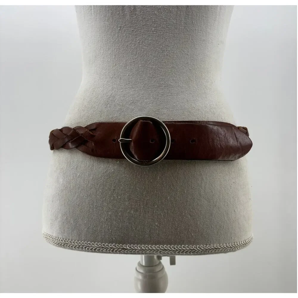 Liz Claiborne Belt Women's Braided Boho Weaved Y2K